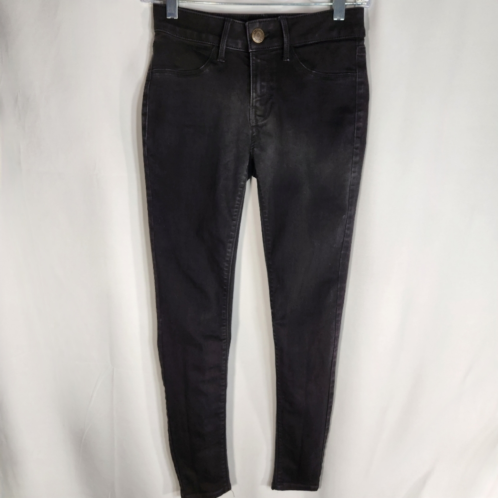 So Black Cotton Blend Skinny Jeggings Junior's Size 5